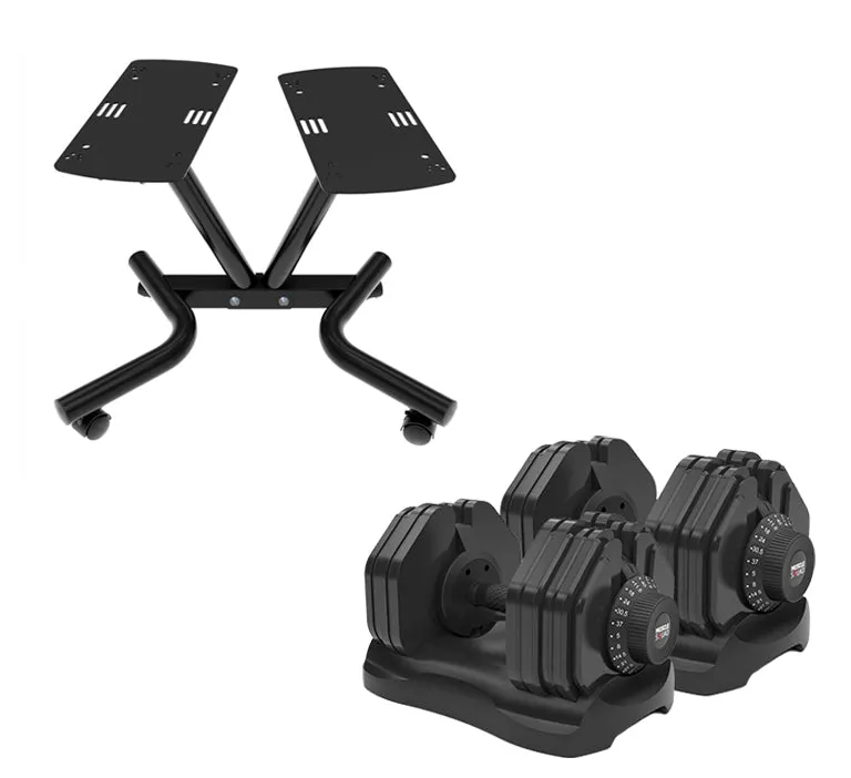 Quick Select Adjustable Dumbbell Set / Pair   Stand Packages