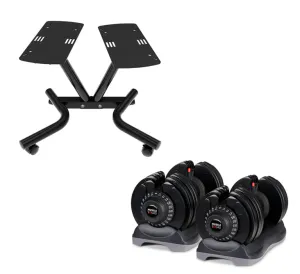 Quick Select Adjustable Dumbbell Set / Pair   Stand Packages