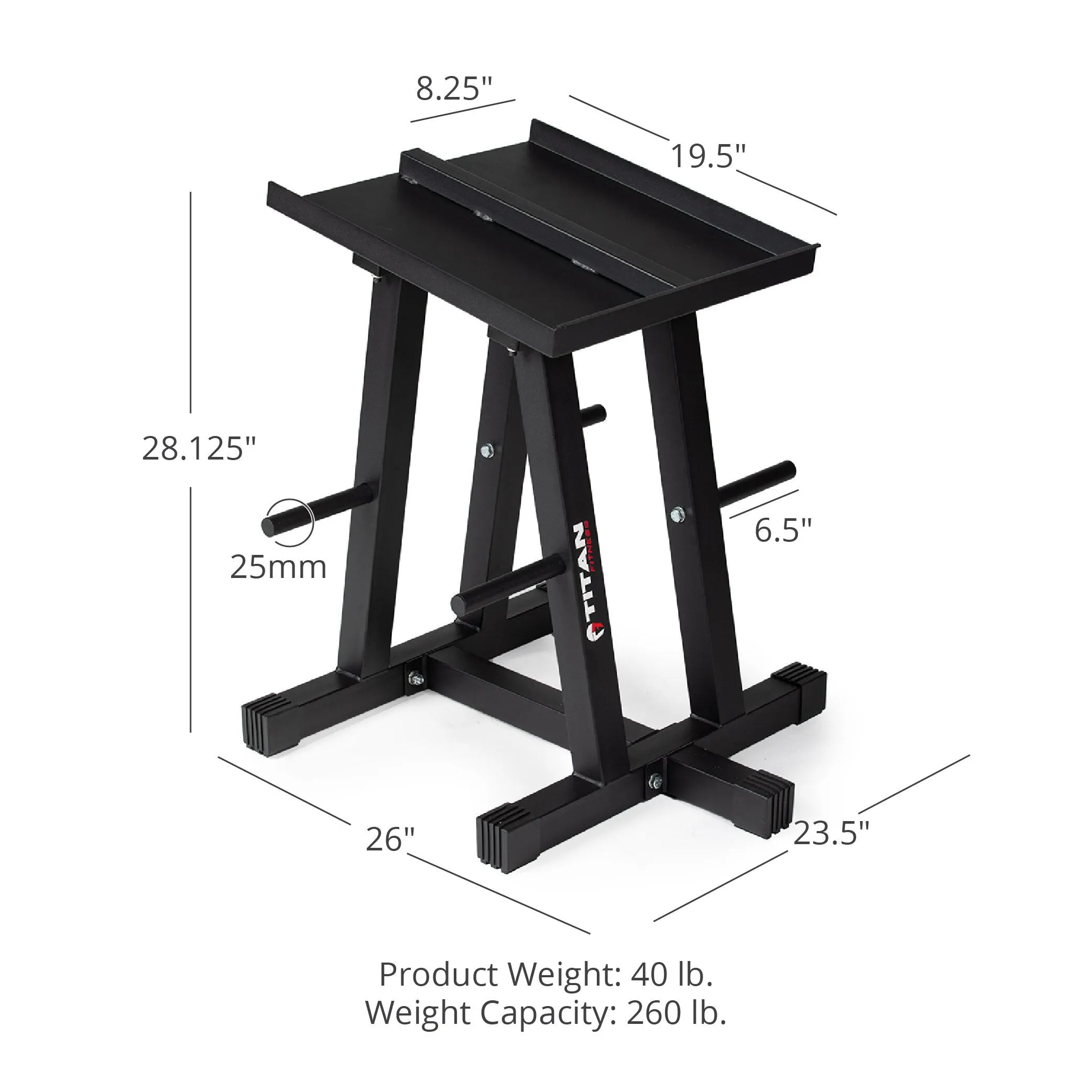 Scratch and Dent, Dumbbell Stand and Plate Tree Power Block – V3