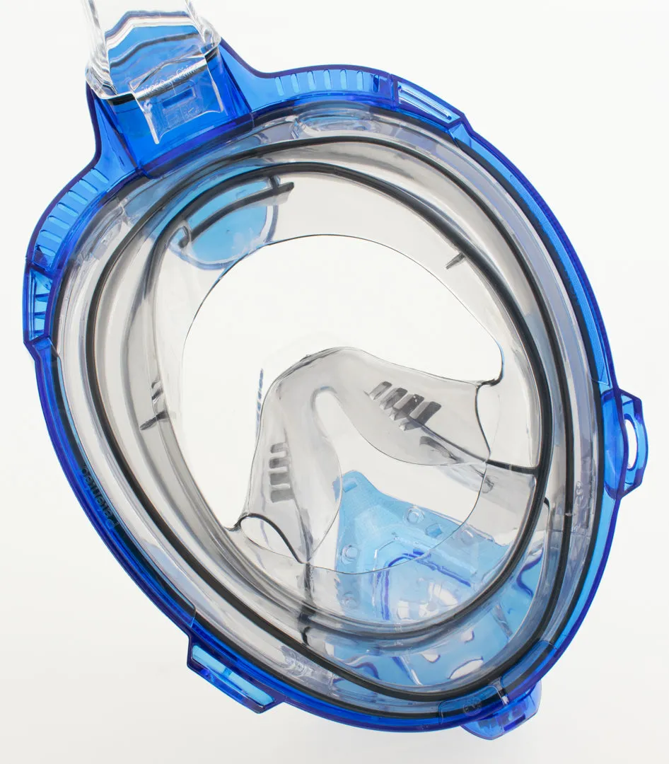 SEAC Fun Full Face Snorkeling Mask for Children 10  and Small Faces, Safety Release Buckles