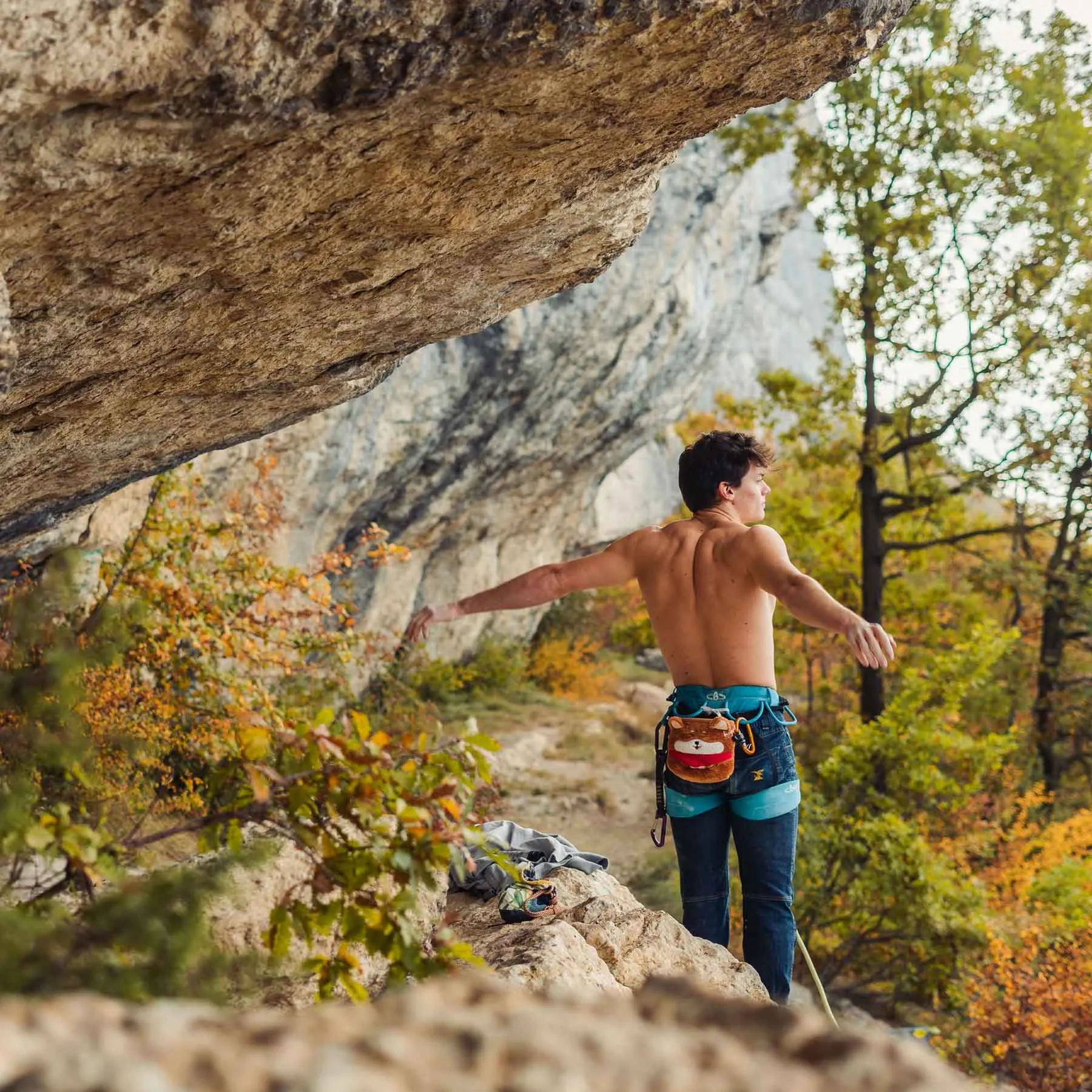Shibu Inu Rock Climbing Chalk Bag
