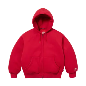 Supreme x The North Face Zip Up Hooded Sweatshirt 'Red'