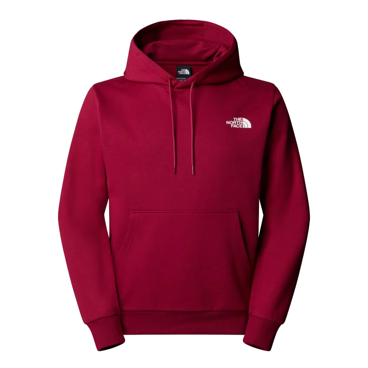 The North Face felpa con cappuccio da uomo Simple Dome NF0A89FC1X rosso barbabietola