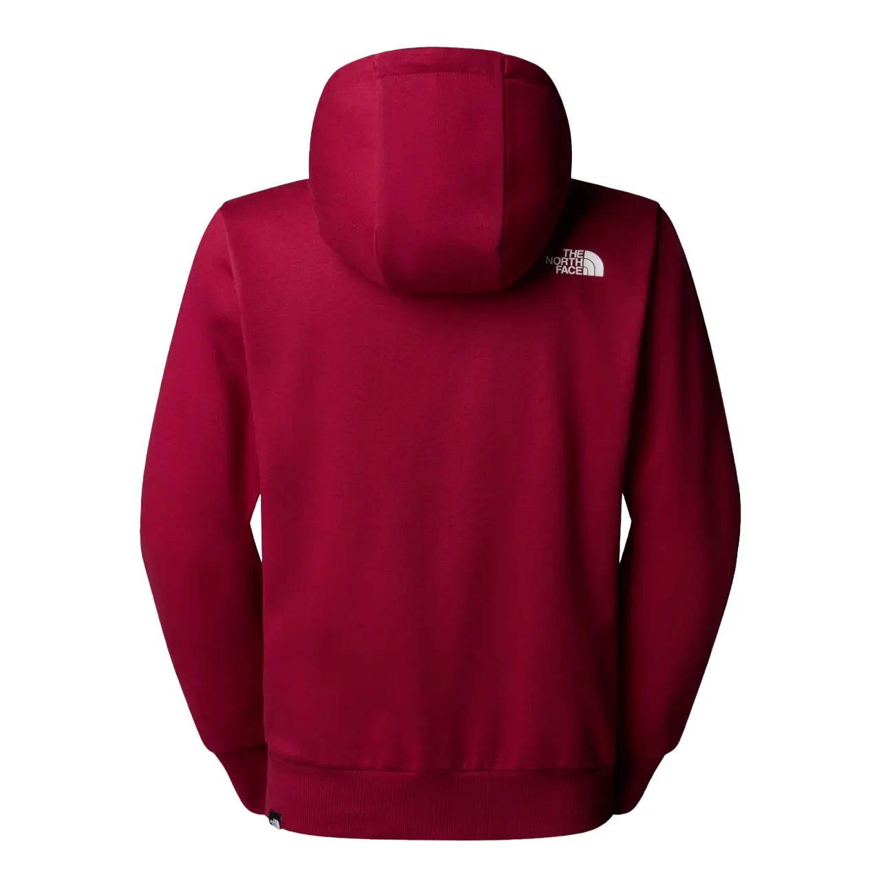 The North Face felpa con cappuccio da uomo Simple Dome NF0A89FC1X rosso barbabietola