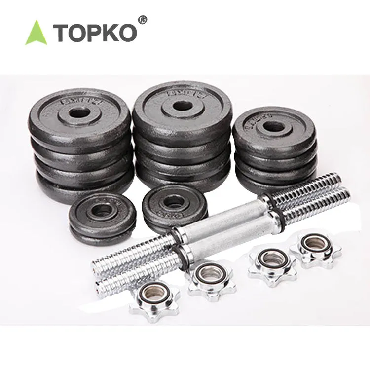 TOPKO Adjustable Dumbbell Weight Set with carrying case-Exercise & Workout Equipment