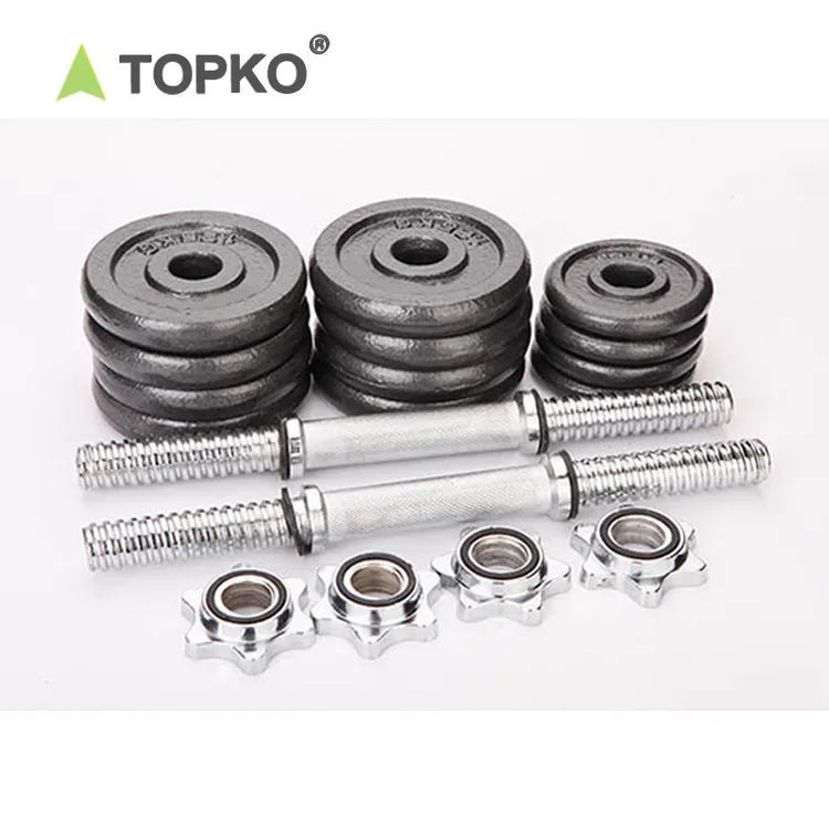 TOPKO Adjustable Dumbbell Weight Set with carrying case-Exercise & Workout Equipment