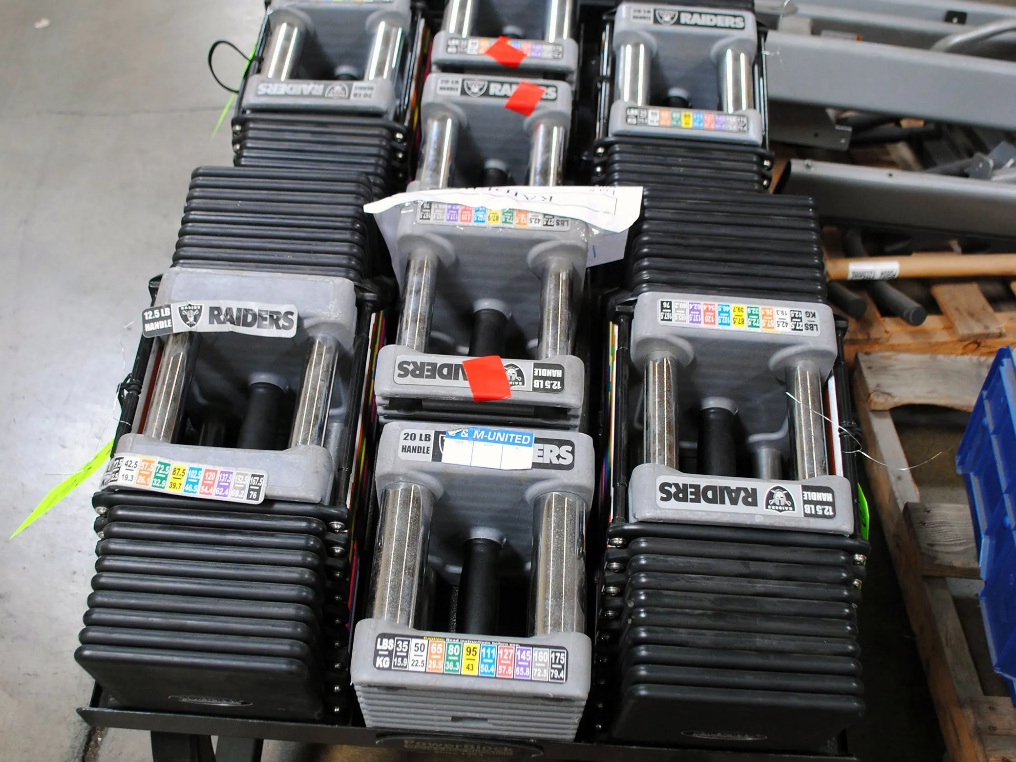 Used PowerBlock Elite Adjustable Dumbbell Set